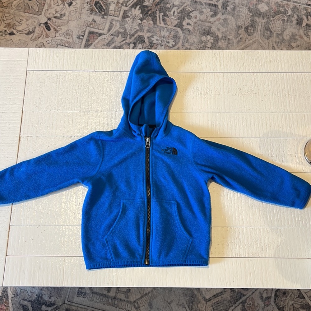 The north face blue fleece jacket 18-24 months